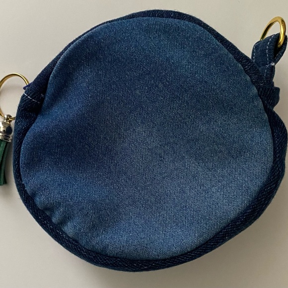 Handmade jean tote bag & matching coin pouch - Picture 6 of 12